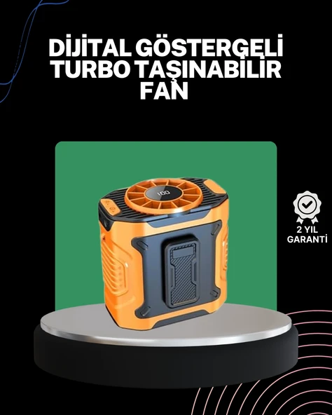 Usb Şarjlı Kompakt El Ve Boyun Fanı Çok Fonksiyonlu ürün görseli 1