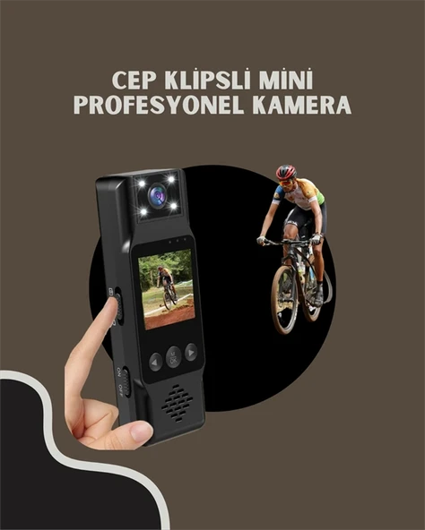 Wifi Özellikli Taşınabilir Kamera – 1.3” Tft Ekran, 3mp Fotoğraf, 128gb Kart Desteği ürün görseli 1