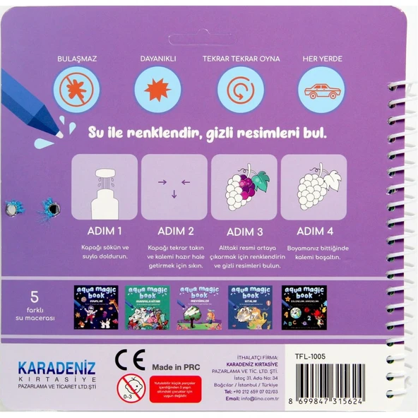 Aqua Magic Mevsimler Sihirli Boyama Kitabı - Resim 3