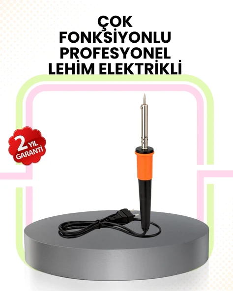 Paslanmaz Çelik Isıtma Çekirdekli Lehimleme Havyası ürün görseli 1