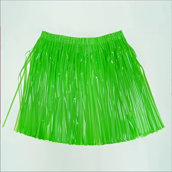 Neon Yeşil Hawaii Parti Eteği 40 cm ürün görseli 1