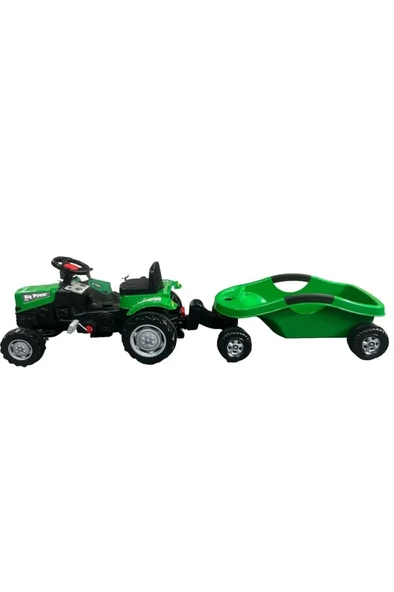 Power Pedallı Big Trolley Traktör 07-320 ürün görseli 1