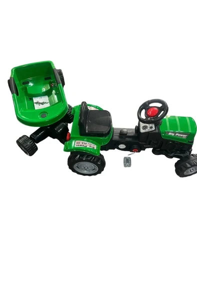 Power Pedallı Big Trolley Traktör 07-320 - Resim 3