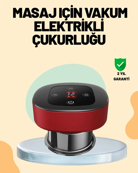 4’ü 1 Arada Elektrikli Çukurluk Masaj Seti Isı Masaj Ve Kırmızı Işık ürün görseli 1