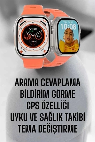 Akıllı Saat Gps, Sağlık Ve Uyku Takibi Arama Cevaplayan Bluetooth Bağlantılı ürün görseli 1