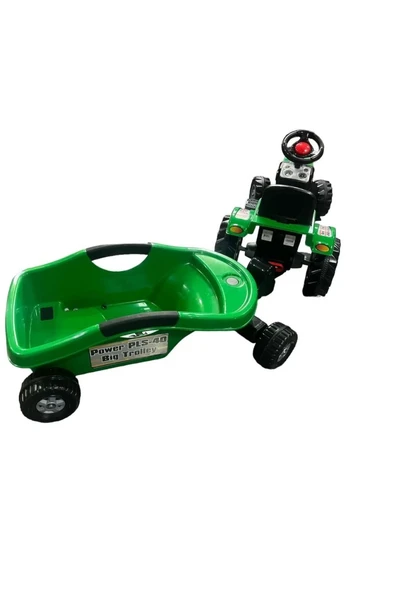 Power Pedallı Big Trolley Traktör 07-320 - Resim 2
