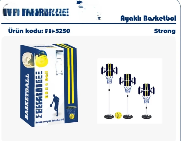 5250 SARI LACİVERT BASKETBOL POTASI ürün görseli 1