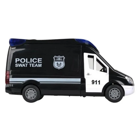 Sesli Ve Işıklı Polis Minibüsü - Resim 3