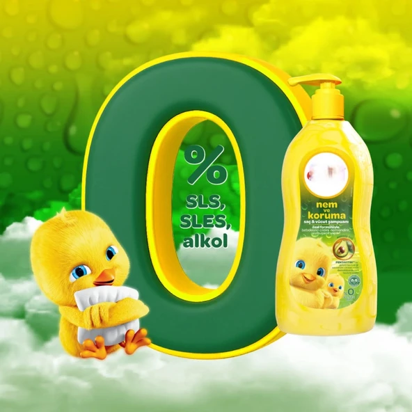 Nem Koruma Bebek Şampuanı 700 ml - Resim 4