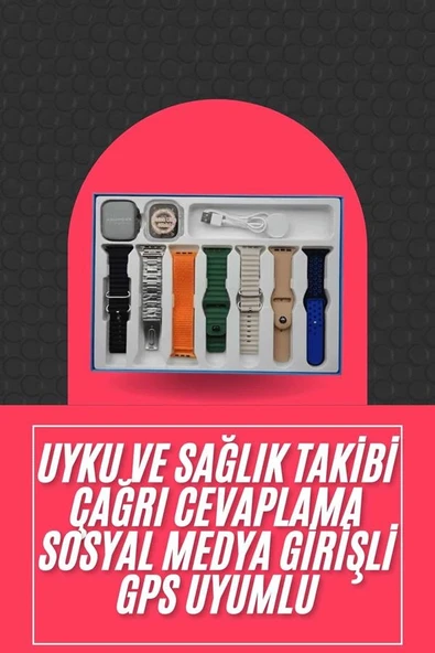 Akıllı Saat Unisex Akıllı Saat Çoklu Kordon Seçeneği Çelik Kordon Plastik Kordon ürün görseli 1