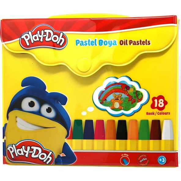 Play-Doh Çantalı 18'li Pastel Boya ürün görseli 1