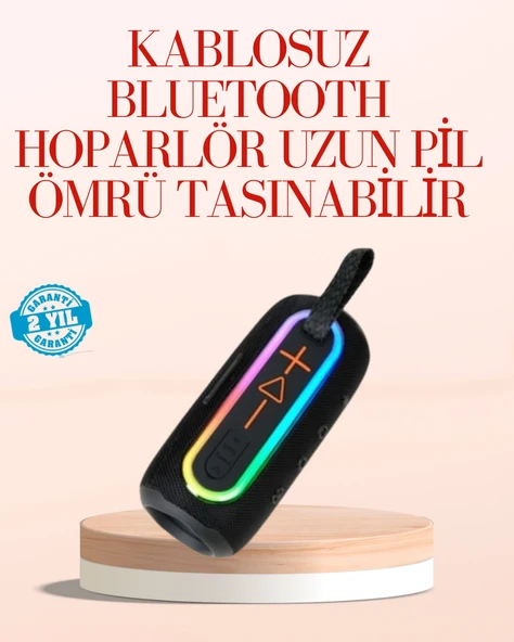 Taşınabilir Bluetooth Hoparlör Kırmızı Ip67 Su Geçirmez ürün görseli 1