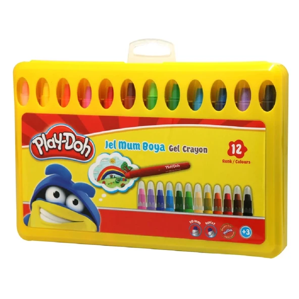 Play-Doh Jel Crayon 12 Renk PP Box ürün görseli 1