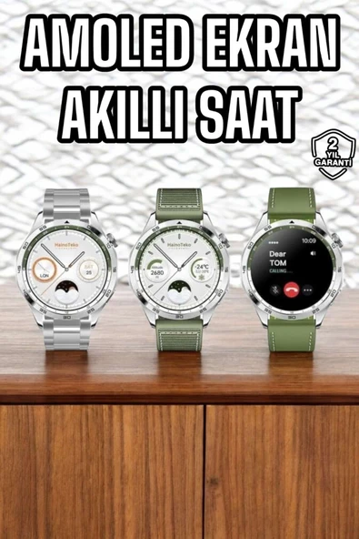Akıllı Saat Sesli Görüşme Titreşimli Nabız Sensörlü Spor Modları ürün görseli 1