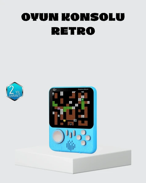 666 Oyunlu Retro Mini Oyun Konsolu – 3.5" Lcd Ekran Ve Çift Kişilik Oyun ürün görseli 1