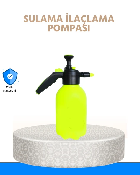 2l Bahçe Ve Araç Temizlik Pompası Bakır Uçlu Basınçlı Sprey ürün görseli 1