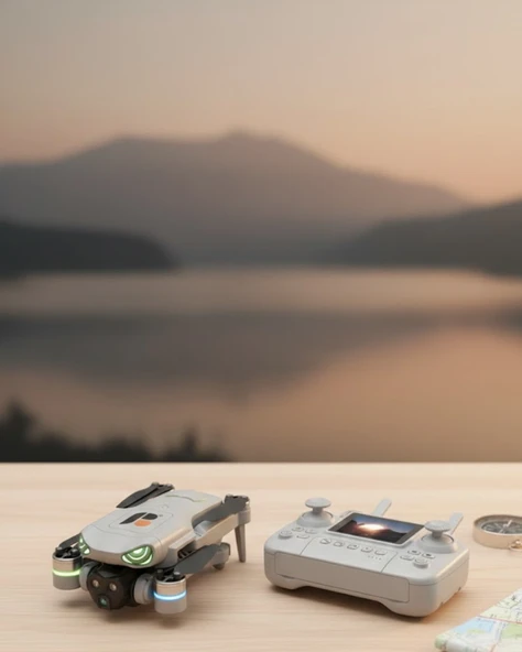 360° Takla Ve Çift Kamera Özellikli Hobi Drone ürün görseli 1