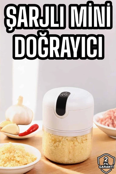 El Rondosu Mini Şarjlı Doğrayıcı Taşınabilir 250 Ml ürün görseli 1