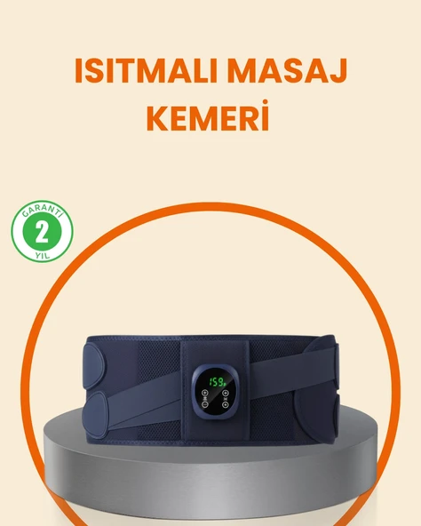 Isıtmalı Masaj Kemeri Dijital Ekranlı Bel Çevresi 100 Cm Altı Uyumlu ürün görseli 1