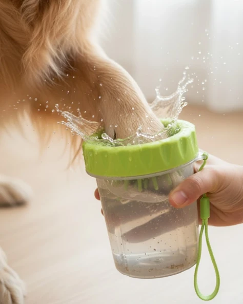 Köpek Pati Temizleyici Yıkama Kabı Halı Ve Zemin Koruyucu ürün görseli 1
