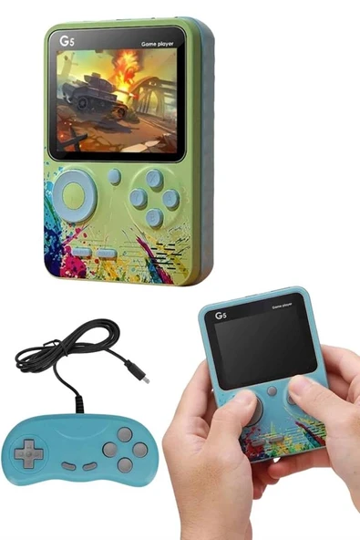 Televizyona Bağlanan Çift Joystick Taşınabilir Klasik Retro Oyunlu ürün görseli 1