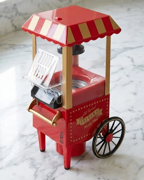 Yağsız Popcorn Makinesi Sıcak Hava İle Hızlı Patlatma ürün görseli 1