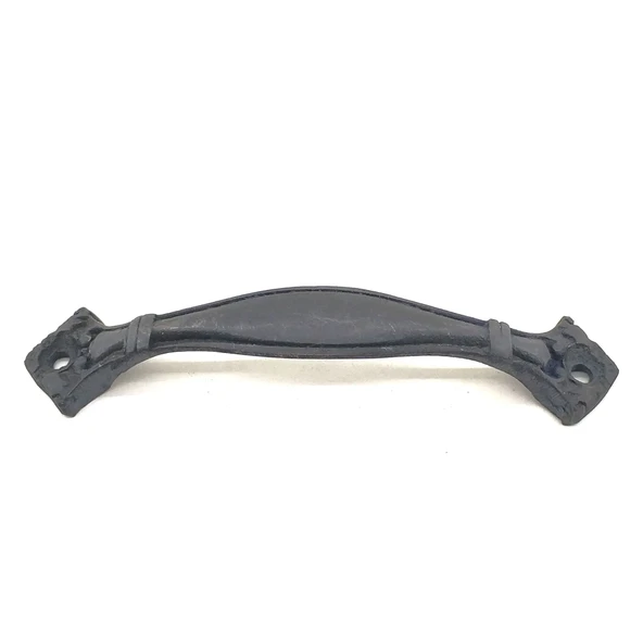 Antika Tarz Dekoratif Pirinç Deste Mobilya Kulbu - 25x120 Mm, Oksit ürün görseli 1