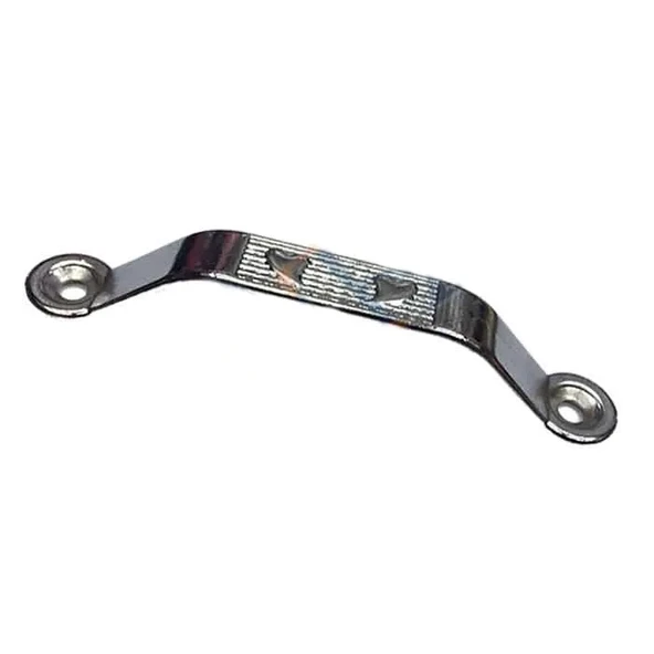 Dekoratif Zamak Kulp Dıştan - 64mm, Nikel, 100 Adet ürün görseli 1