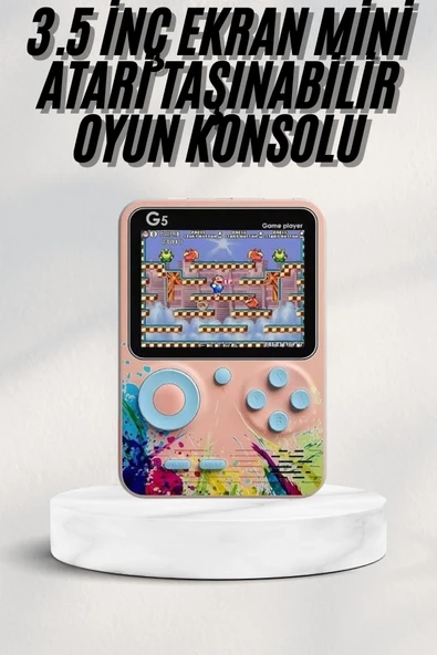 3 İnç Ekran 500 Oyunlu Game Box Mini Taşınabilir Oyun Konsolu ürün görseli 1