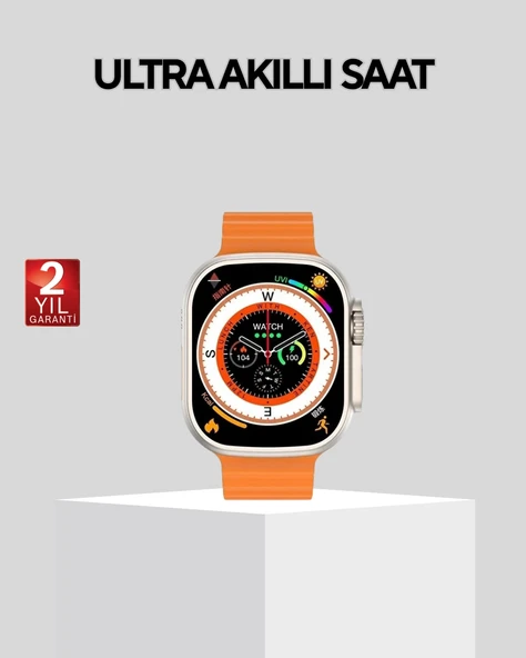 Akıllı Saat – Nabız Ölçer, Uyku Takibi, Gps, Suya Dayanıklı Tasarım ürün görseli 1