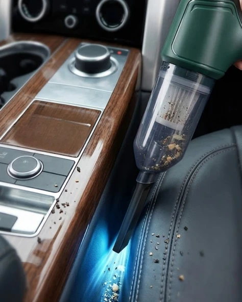 Taşınabilir Kablosuz Süpürge Kompakt Tasarım Güçlü Motor ürün görseli 1