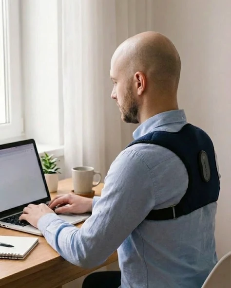 Akıllı Postür Düzeltici Masaj Kemeri Medikal Destekli ürün görseli 1