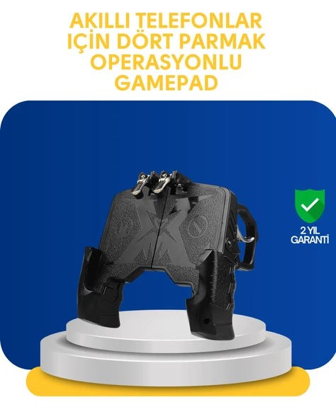 Gerçekçi Oyun Deneyimi Sunan Dört Parmak Mobil Gamepad ürün görseli 1