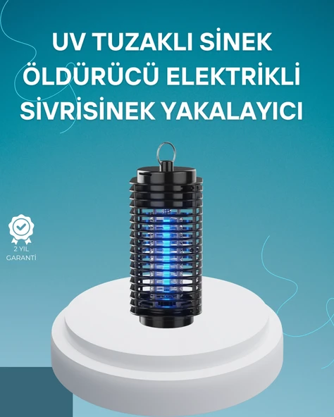 Çevre Dostu Elektrikli Sivrisinek Öldürücü Lamba – 50m² Etki Alanı ürün görseli 1
