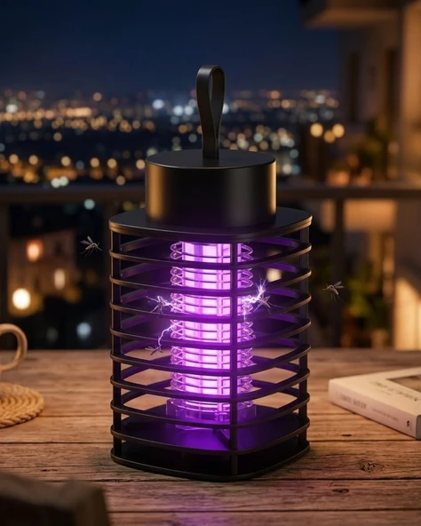 Akıllı Sivrisinek Öldürücü Lamba Güçlü Uv Işık Ve Elektrik Çarpma Teknolojili ürün görseli 1