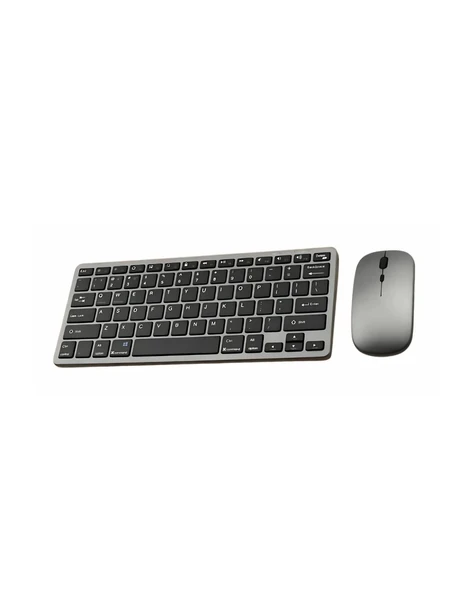 Kablosuz Bluetooth Klavye Mouse Seti Şarjlı Tablet Laptop Uyumlu - Resim 2