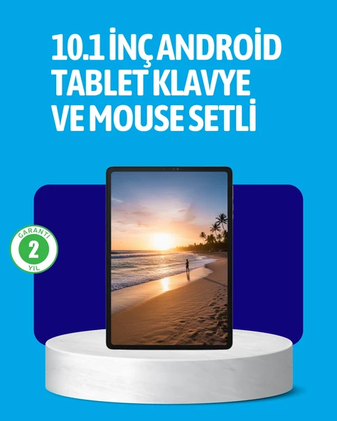 Android 15 Tablet Klavyeli Mouse’lu Profesyonel Set ürün görseli 1