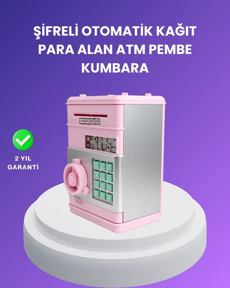 Çocuklar İçin Eğitici Elektronik Şifreli Kumbara ürün görseli 1