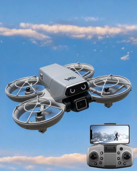 Kameralı Mini Drone Optical Flow Hover App Kontrollü ürün görseli 1
