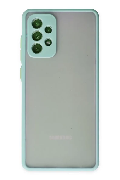 Newface Samsung Galaxy A72 Kılıf Montreal Silikon Kapak - Turkuaz ürün görseli 1