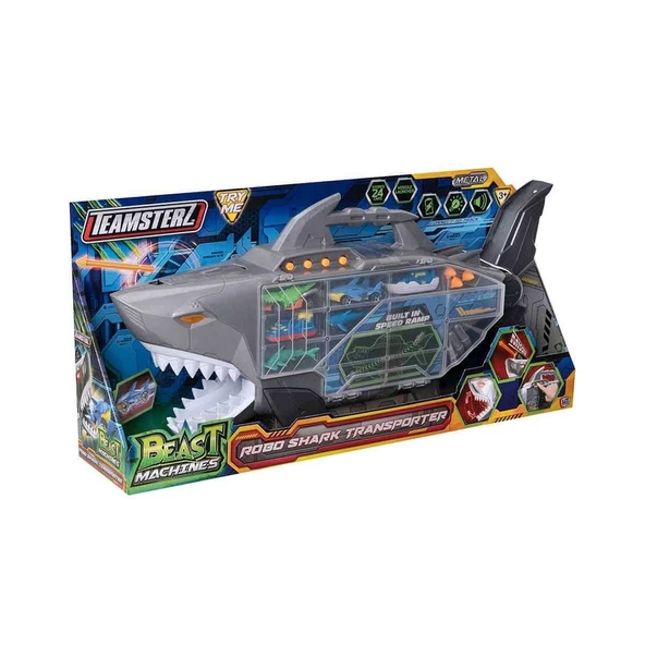 74461 Teamsterz Beast Machines Robo Shark Çantalı Transporter -Sunman ürün görseli 1