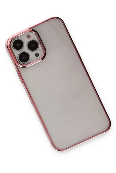 Newface Apple iPhone 14 Pro Kılıf Element Silikon - Pembe - Resim 3