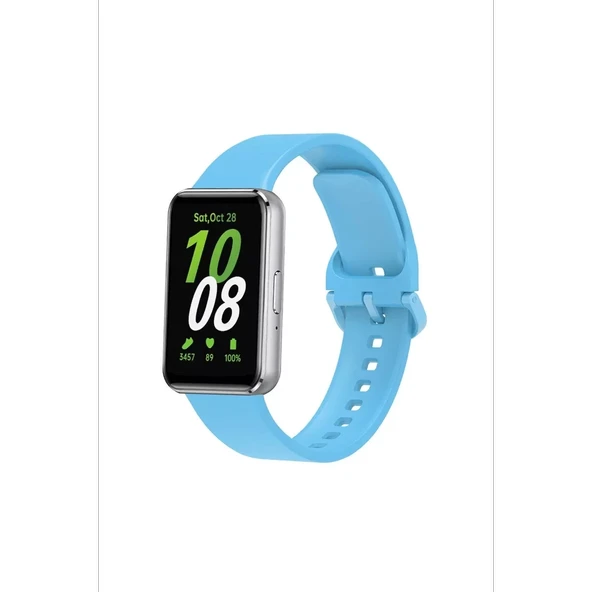 Newface Samsung Galaxy Fit 3 Klasik Kordon - Mavi - Resim 2