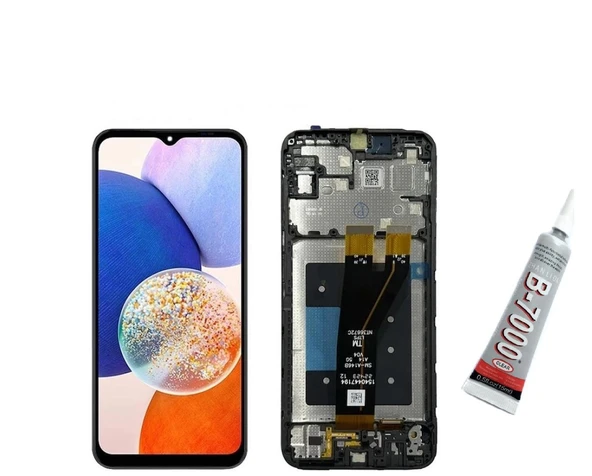 SAMSUNG A14 Ekran Çıtalı (SİYAH) B7000 YAPIŞTIRICI ürün görseli 1