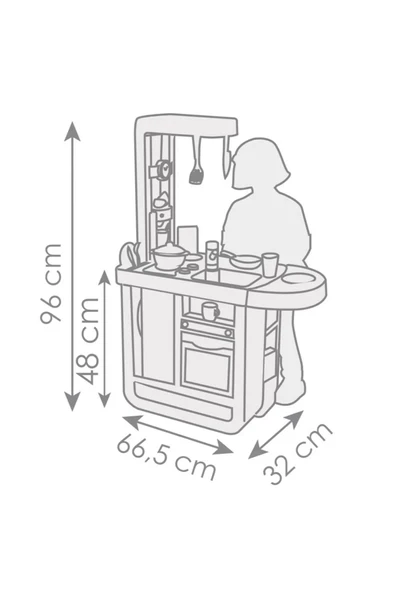 BigsToy Smoby Cherry Mutfak Seti 310914 - Resim 5