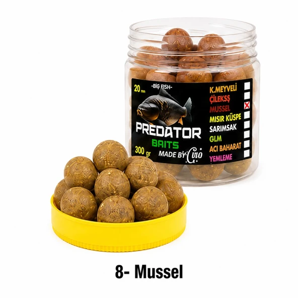 Predator Baits Kancalık Boili 300 gr 20 mm - Resim 7