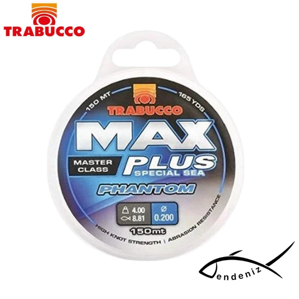 Trabucco Max Plus Phantom 150mt Fluorocarbon Misina ürün görseli 1