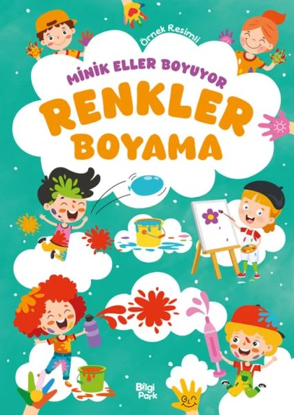 Minik Eller Boyuyor – Renkler Boyama Kitabı (Örnek Resimli) ürün görseli 1