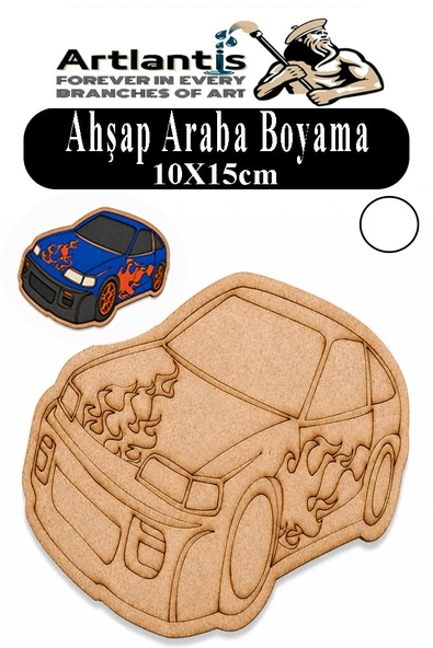 Ahşap Boyama Araçlar 1 Adet 10x15cm Taşıtlar Boyama Figürü Etkinlik Çoçuk Gelişim Motor Beceri Kreş Anasınıfı ürün görseli 1