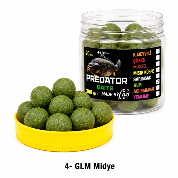 Predator Baits Kancalık Boili 300 gr 20 mm - Resim 5